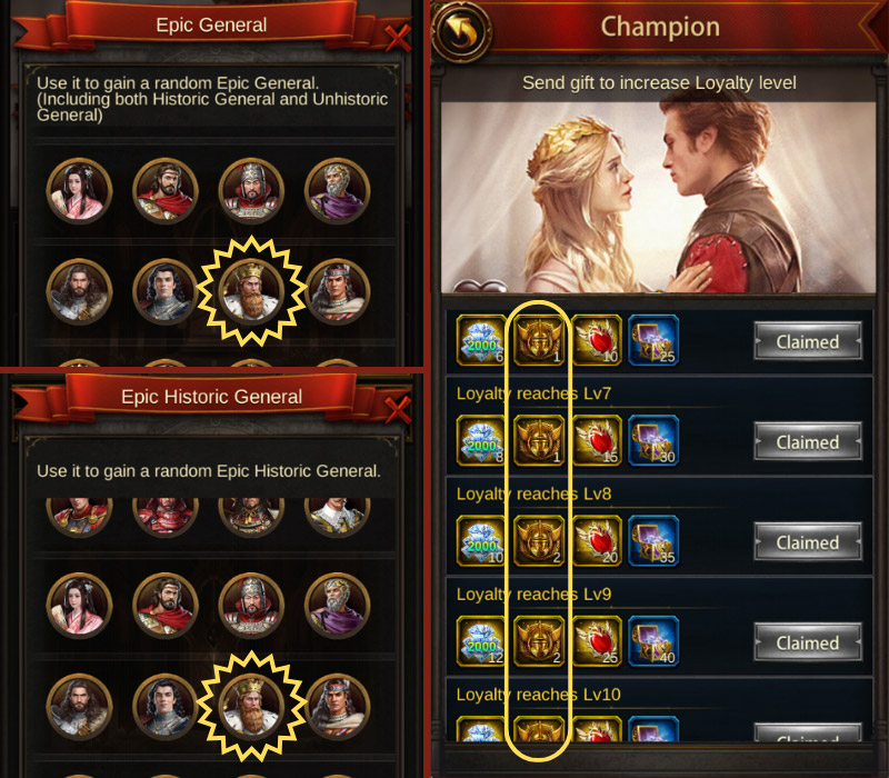 Some Paths to Obtain Evony Edward III & General Tokens